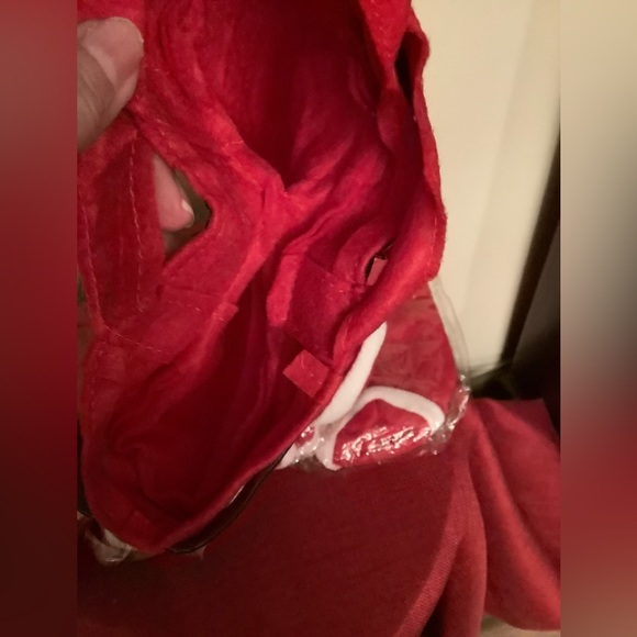 Santa’s trousers gift bags with two separate pockets and two straps 5 bags. - Picture 2 of 3